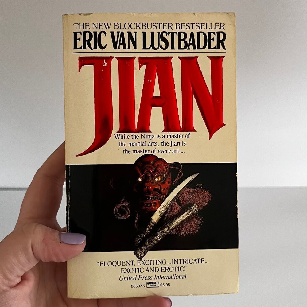 1986 Jian Vintage Book by Eric Van Lustbader Paperback China Maroc Communist